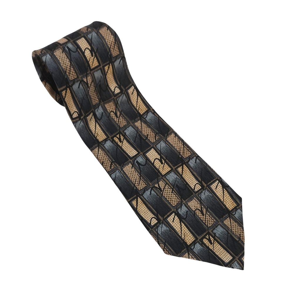 Vintage‎ Jimmy V 100% Silk Tie V Foundation Collection One Stonehenge USA Made